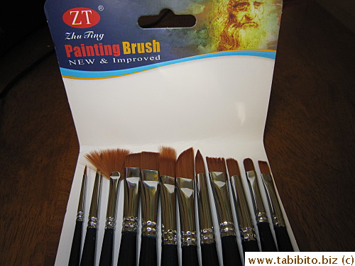 Got this set of brushes from Amazon for just six bucks