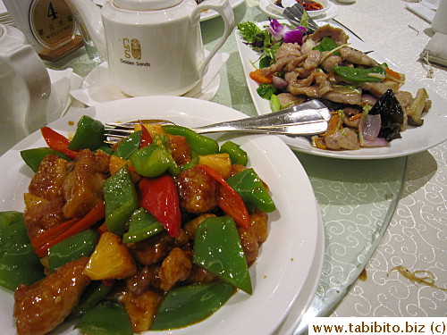 Sweet and sour pork for me, hehehe