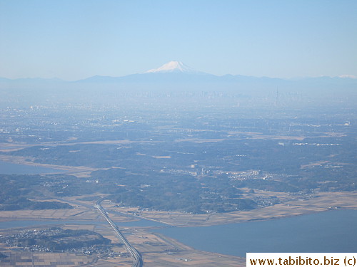 Snow-capped Fuji San is the prettiest