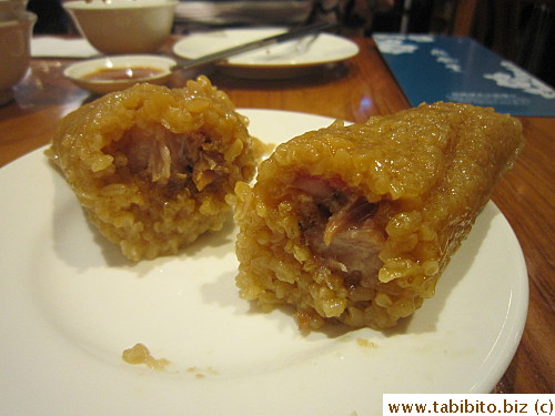 First time eating Taiwan zongzi, different but good