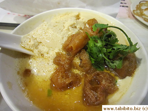 Savory soy milk is delicious