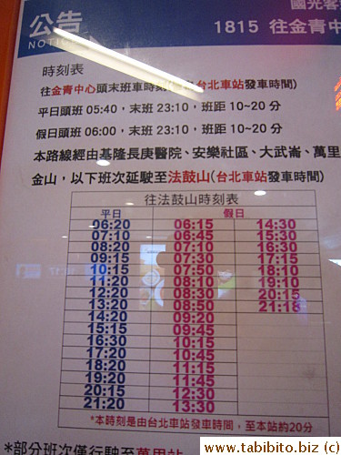 Time table