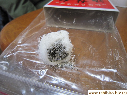 The Dragon candies has two flavors: black sesame