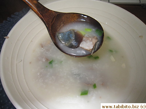 We always eat them in pork congee